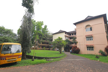 Believers Nursing College campus view in Thiruvalla